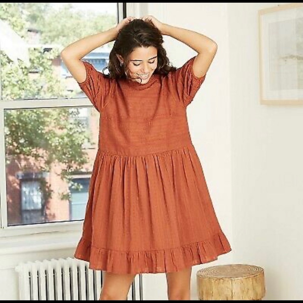 Universal thread rust color dress